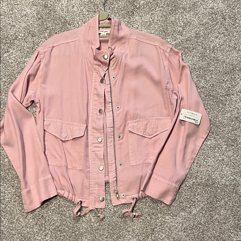 Tribal Light Pink Utility Jacket